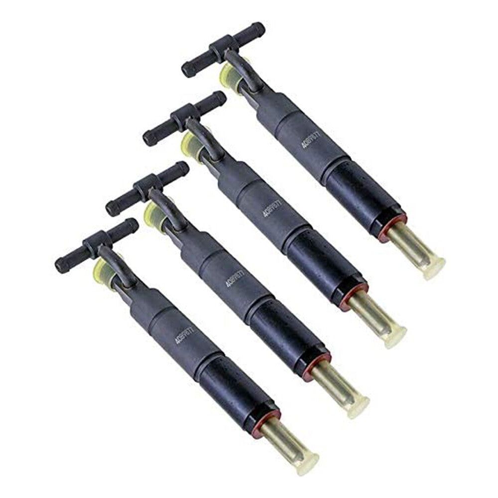 New Set of 4 Fuel Injectors 4089877 Suitable for B3.3 Diesel Engine Part