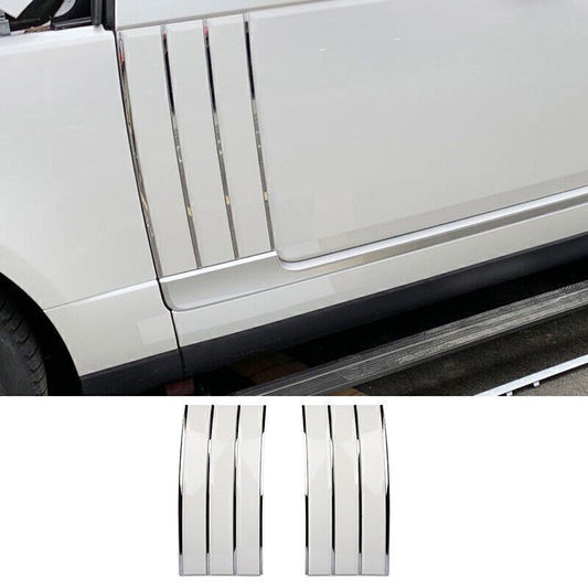 2P Sliver White Side Door Fender Vent Outlet Cover for Range Rover L405 2013-22