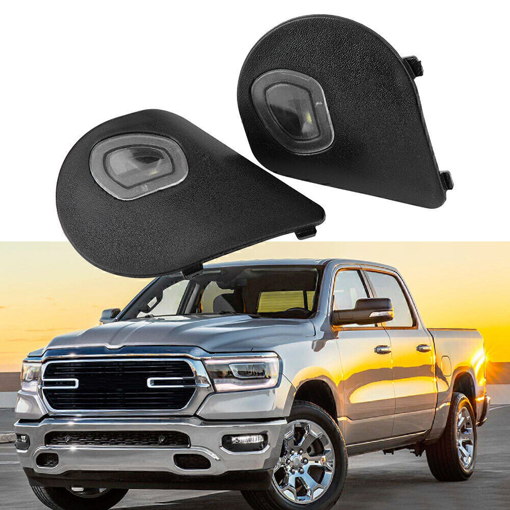 2x Side Mirror Puddle Lights Fit 10-20 for Dodge for Ram 1500 2500 3500 4500 5500