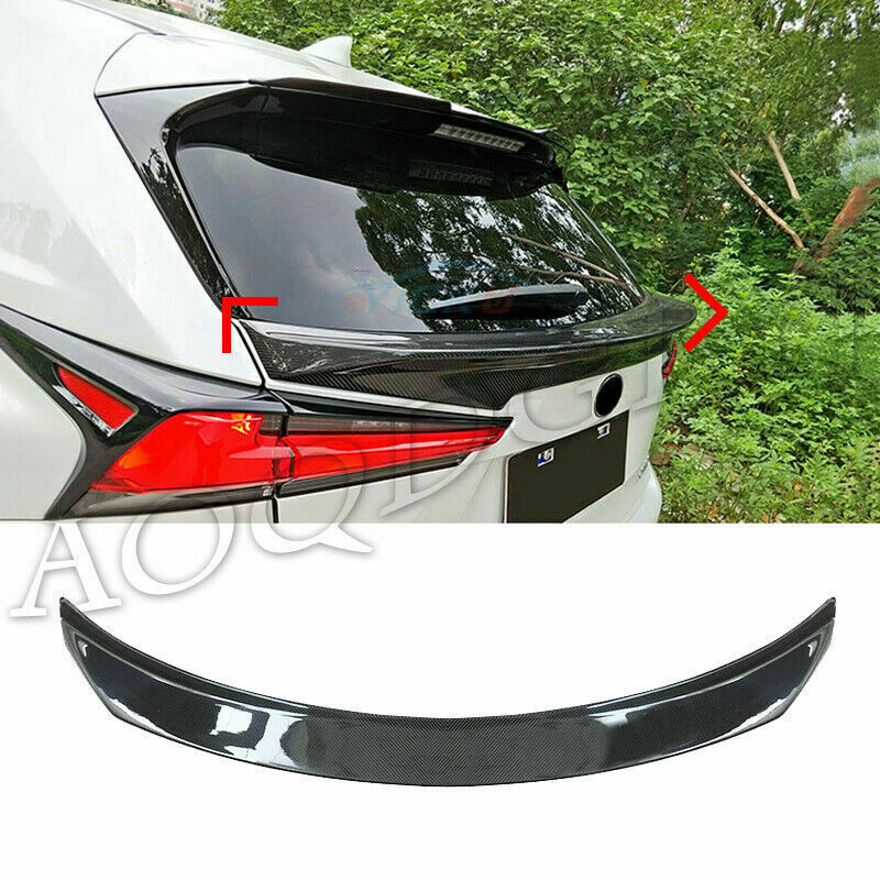 Carbon Fiber Trunk Spoiler Middle Wing Lip for LEXUS NX200T 300H 300 2015-2017