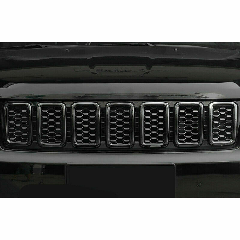 Black Front Grille Insert Mesh Cover for Jeep Grand Cherokee 2017-2020 Honeycomb