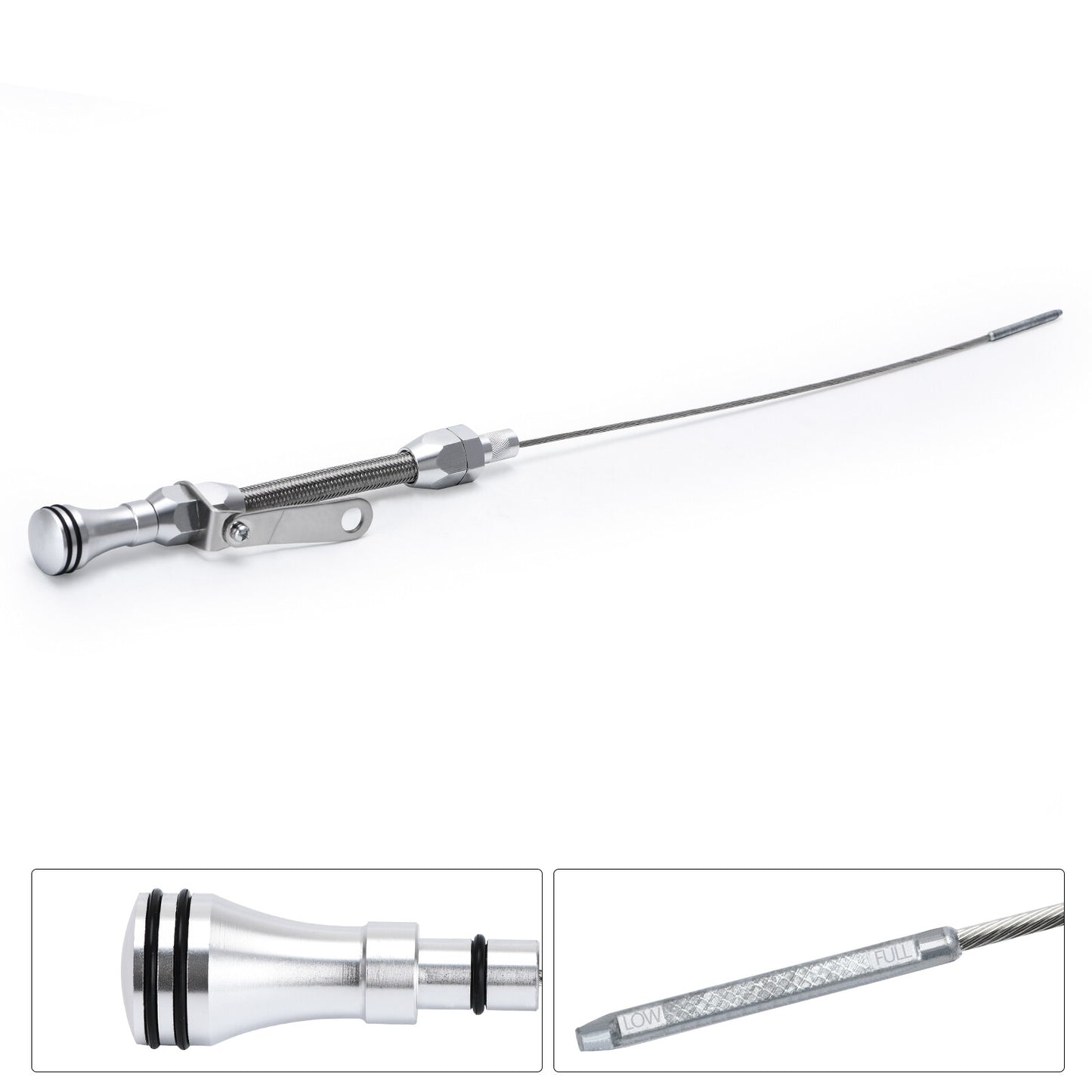 for Chevrolet SBC for Chevy 265 283 327 350 Driver Side Flexible Engine Oil Dipstick