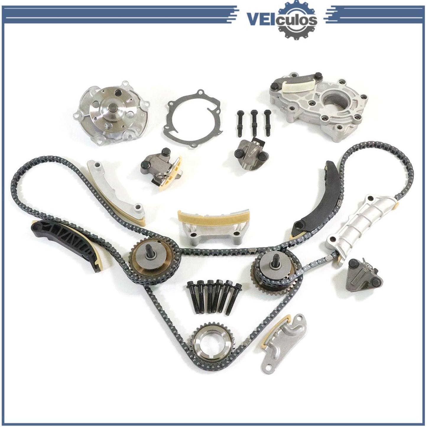 Timing Chain Kit Water  Oil Pump for Buick Allure for GMC Terrain for Cadillac 3.6L