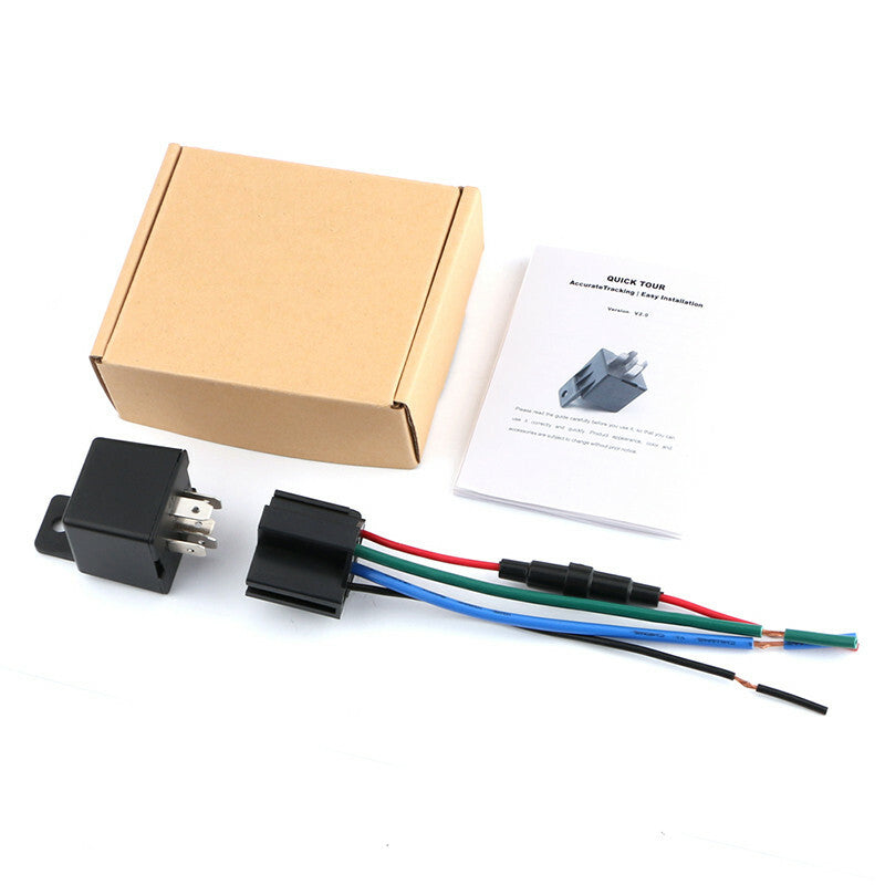 Car GPS Tracker Tracking Relay Device GSM Locator Anti-theft Monitoring Cut off