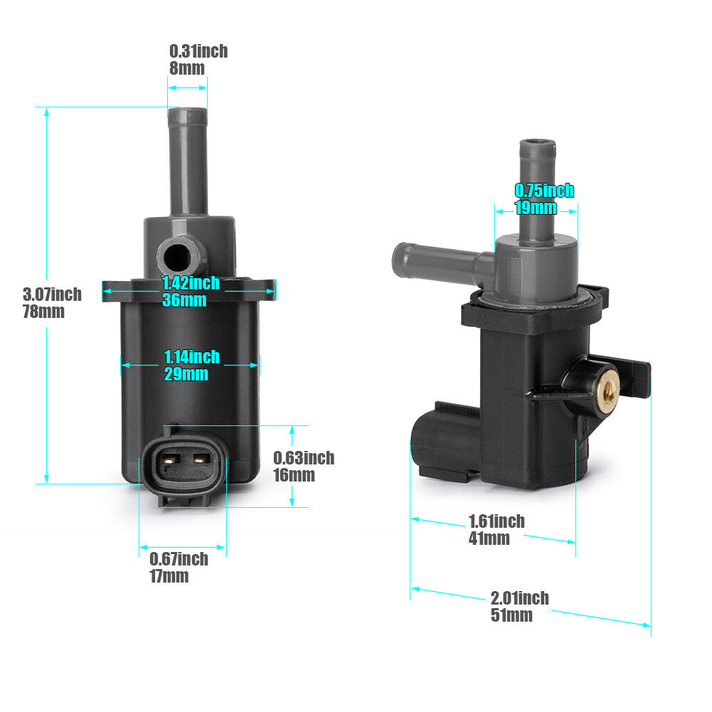 Evap vacuum steam tank purification valve solenoid valve suitable for Toyota for Lexus 90910-12259