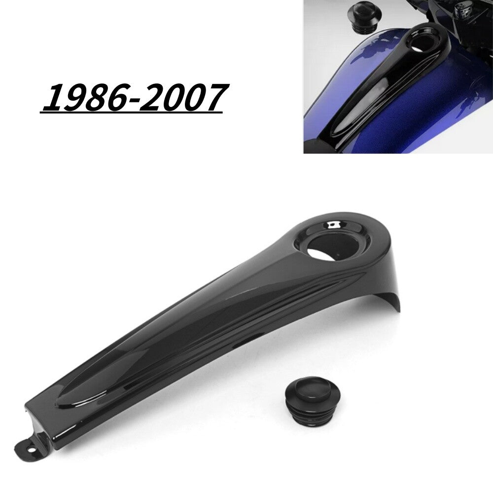 Black Dash Panel  Gas Tank Cap Cover for Harley Electra Road Glide 1986-2007
