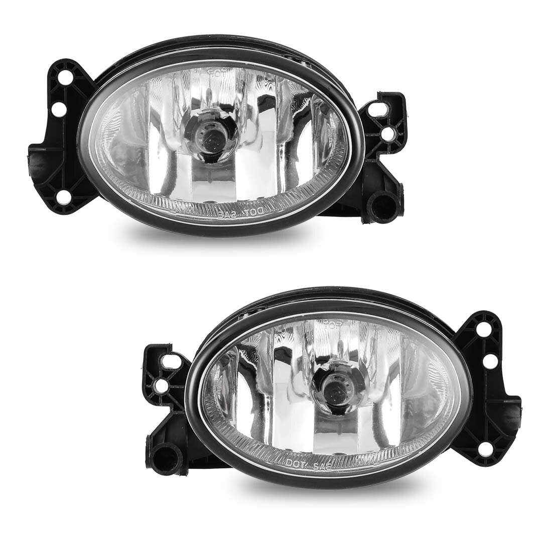 One pair of LR fog light clear glass lenses suitable for Mercedes-Benz X164 GL320 GL450 GL550