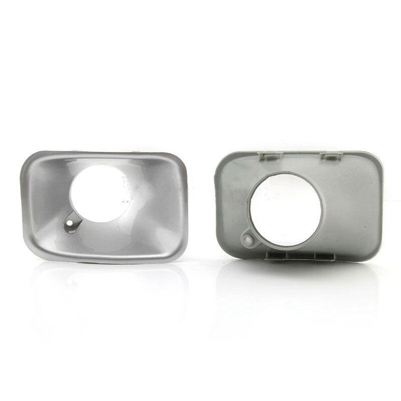 A pair of front bumper fog light protectors for Mitsubishi PAJERO MONTERO V32 V33 V43