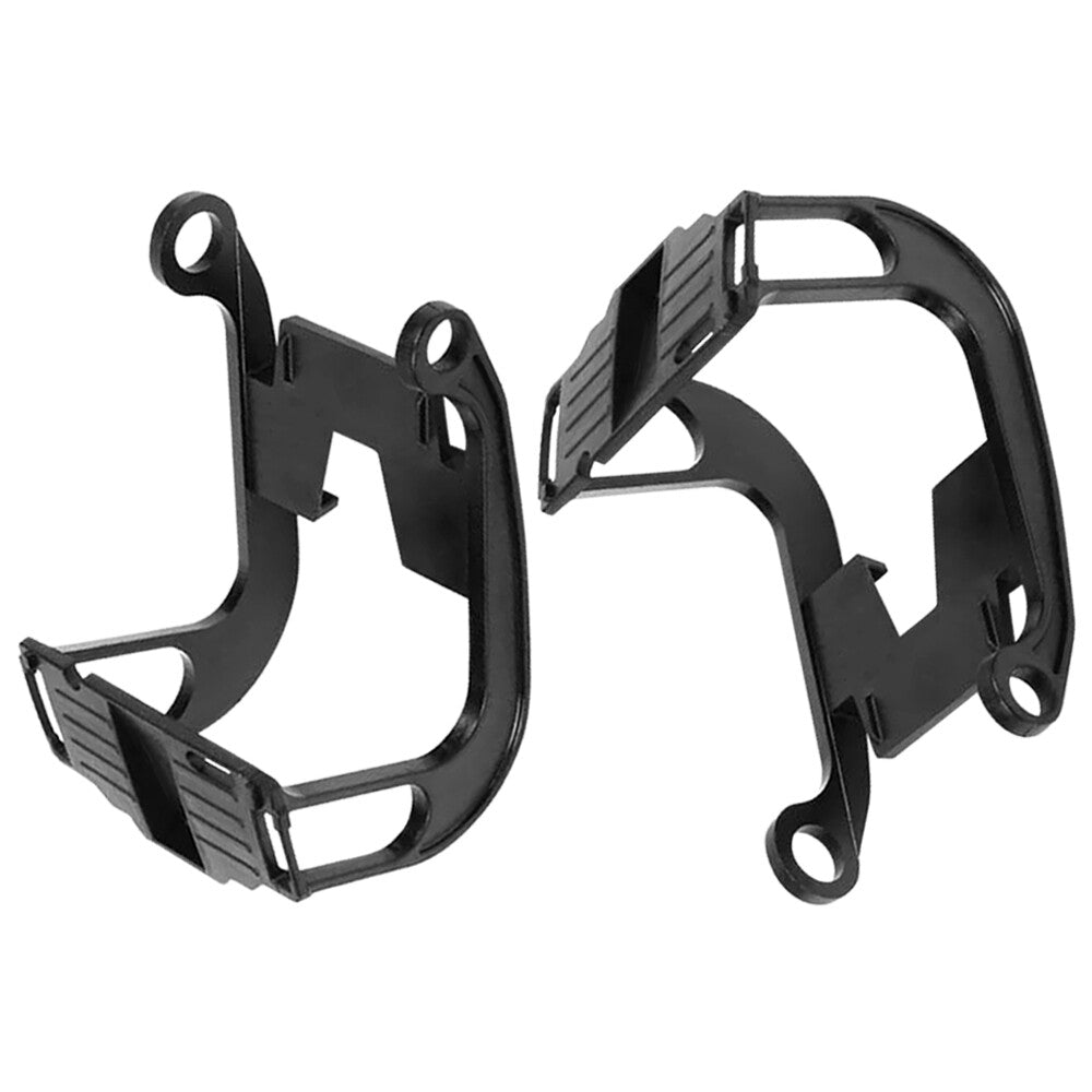 Pair Black Headlight Washer Cover Lever For 2011-2016 528i 535i 550i 535d M5