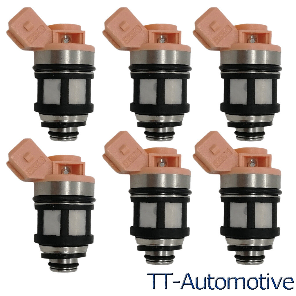 6 fuel injectors for Nissan D21 pickups 1990-1994 and Pathfinder 1990-1995 3.0 JS20-1