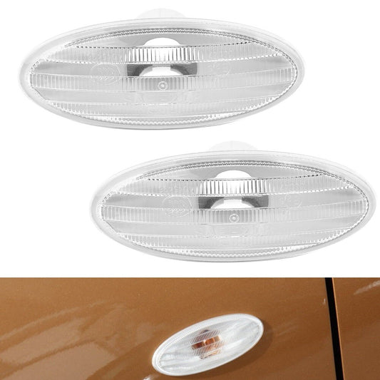 2pcs Car Side Turn Signal Light Cover for NISSAN MARCH III DUALIS 261608990A