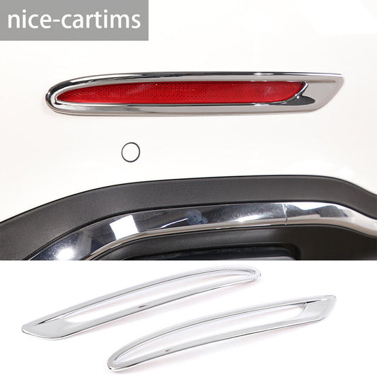 Chrome ABS Rear Fog Light Lamp Frame Trim for Mercedes-Benz C Class W206 2022-23