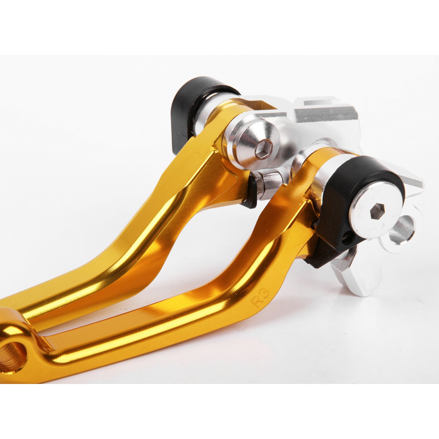 for Suzuki RM125 RM250 1996-2003 Clutch Brake Levers Pivot Gold US 2002 99 98 97
