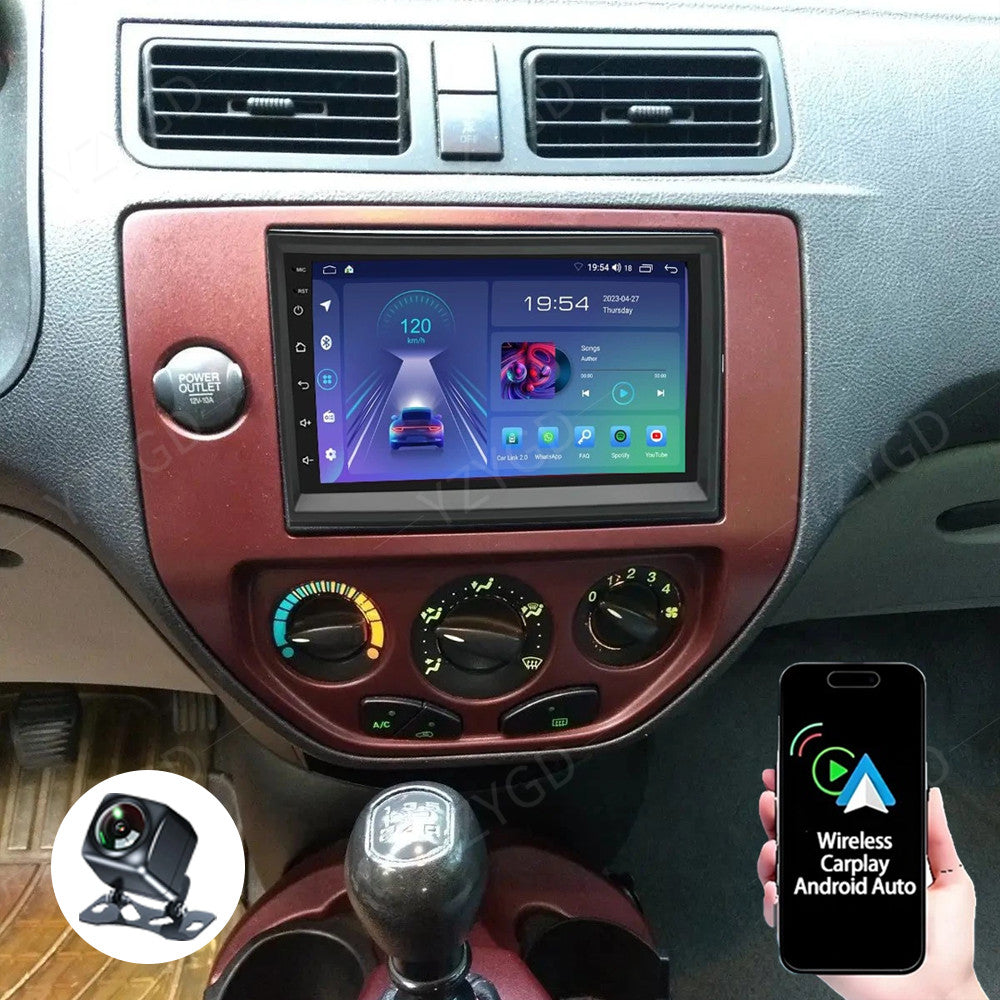 for Ford Focus 2005-2007 Stereo Android Auto Carplay Car Radio Screen GPS Navi