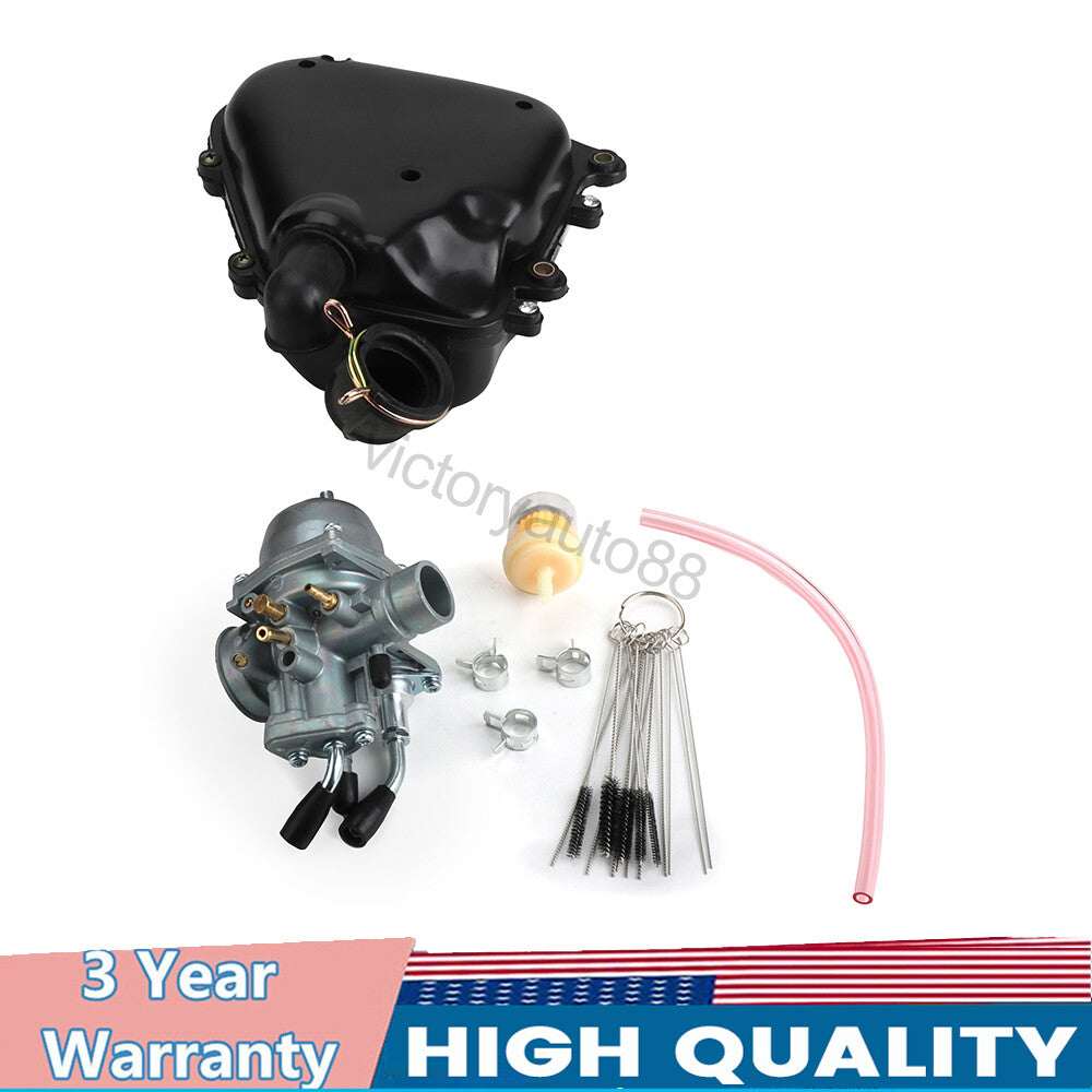 0450924 Carburetor manual choke coil carbide with air filter box for Scrambler 50/90