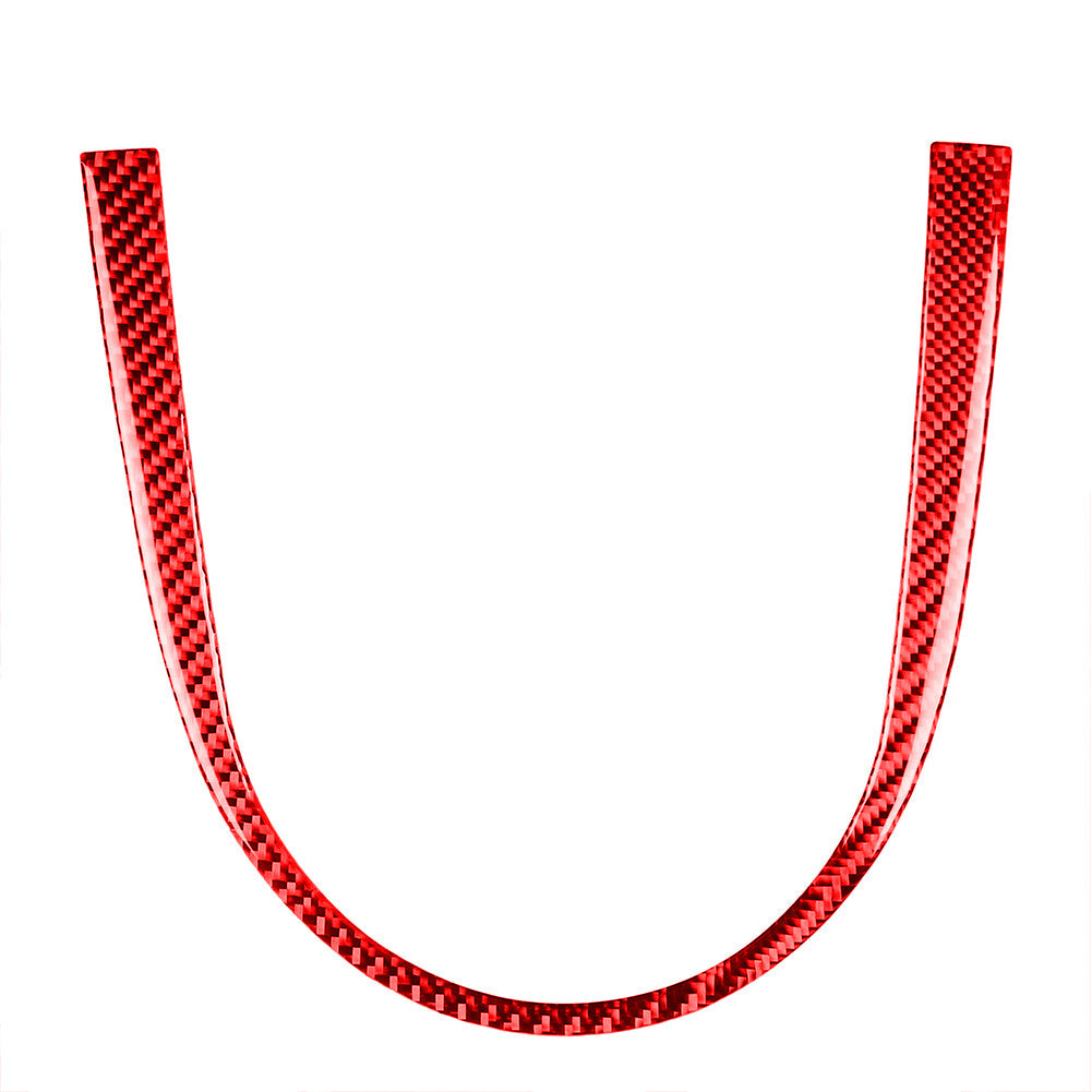 Red Carbon Fiber Interior Gear Shift Frame Cover Trim for Mazda MX-5 Miata 09-15