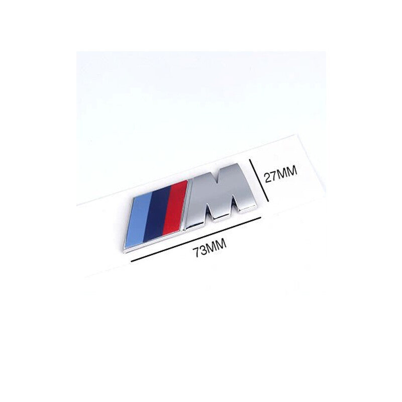 for BMW M Series X3M Trunk Emblem Size Middle Lettering Decal Badge Set
