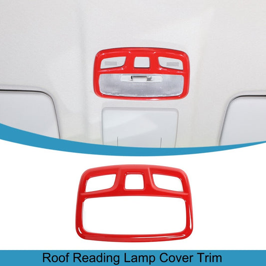 Car Roof Reading Light Lamp Decoration Cover Trim for Jimny for Suzuki 2019-2023 Red
