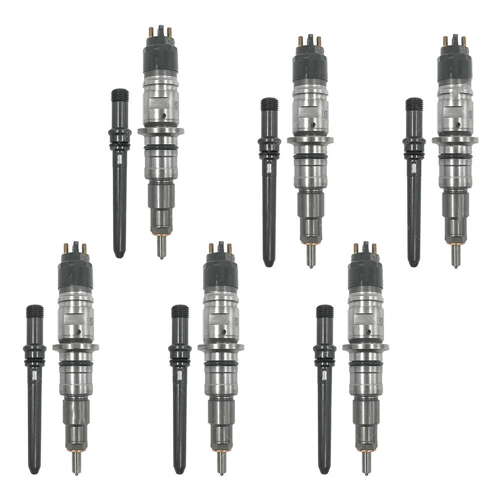 6x New Diesel Fuel Injectors W/Tube For 2007-2012 for Dodge for Ram 2500 3500 6.7L US