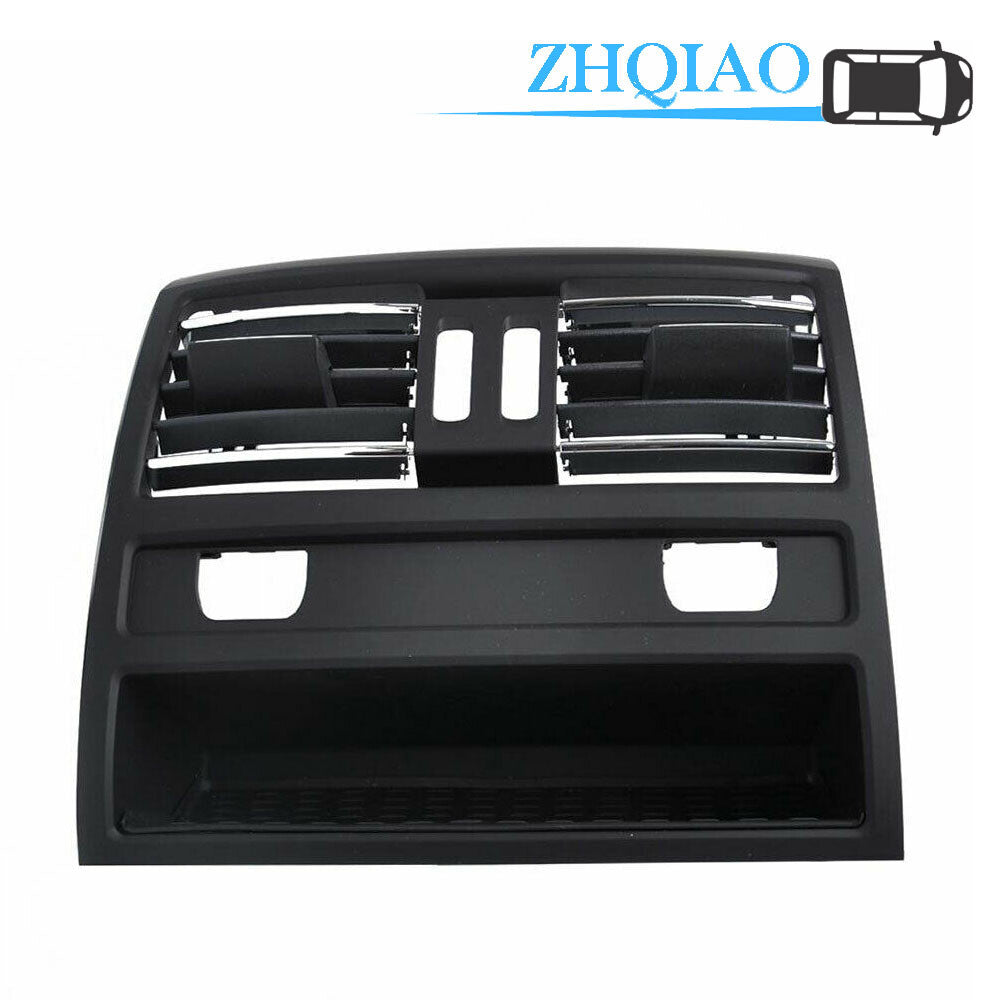 64229158312 Rear Console Grill Dash AC Air Vent Cover chrome Fit for BMW 5 Series