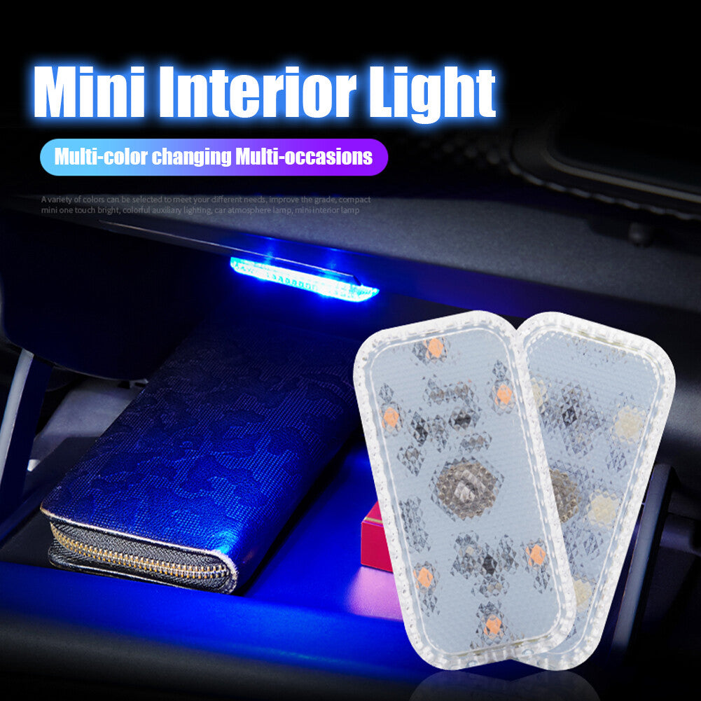 1/2/4 Car USB Rechargeable LED Touch Light Wireless Roof Reading for Mini Night Lamp