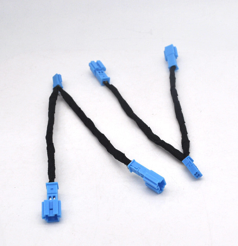 for BMW f10 f11 f20 f30 f32 1 3 5 ser SPEAKER 2x ADAPTER PLUGS CABLE Y splitter