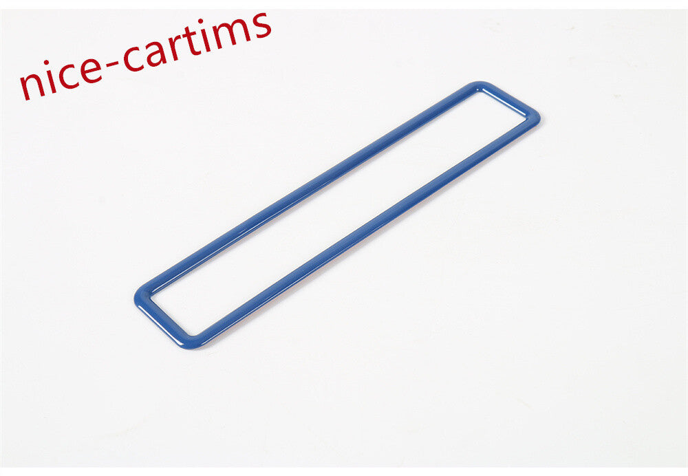 Blue ABS Car Emergency Light Lamp Switch Frame Trim for Jeep for Wrangler JK 2011-17