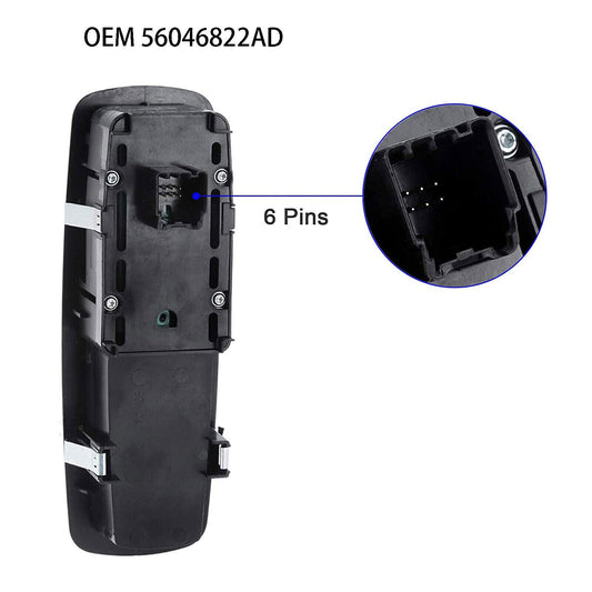 for Dodge Front Right Window Switch Charger Journey2011-2016 56046822AD Durabily