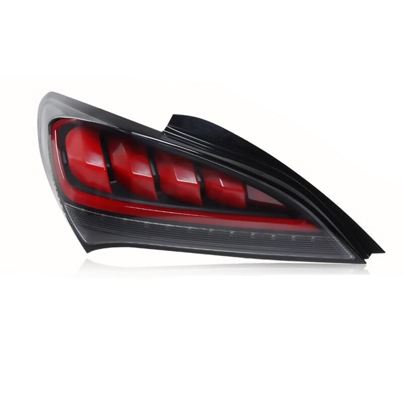Right For 2010-2016 for Hyundai for Genesis Coupe Shiny Black Sequential LED Tail Lights