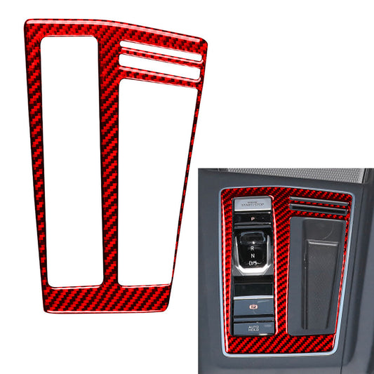 Gear Shift Panel Frame Cover Trim for Volkswagen for Golf 8 MK8 2021-23 Red LHD Car