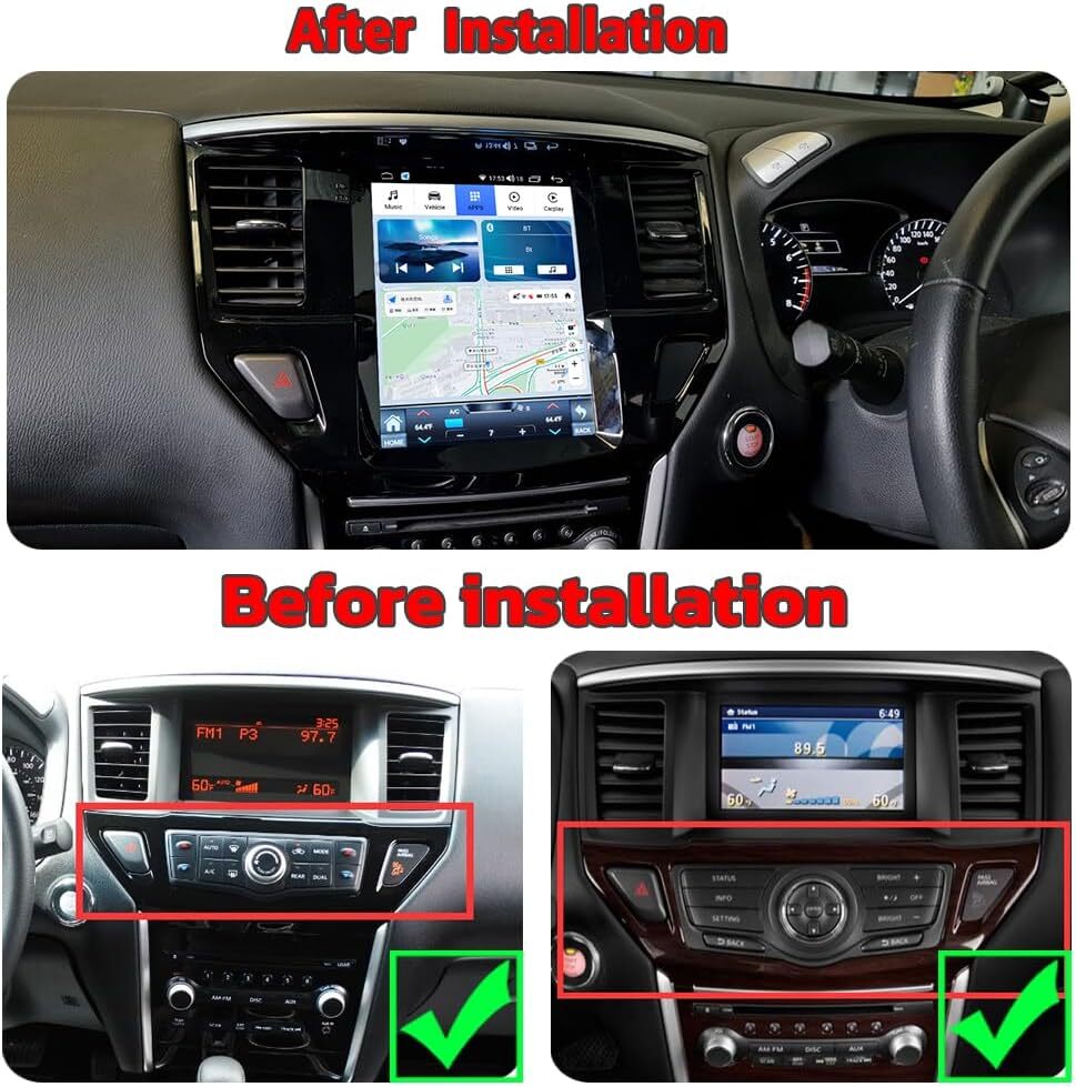 10.4 Inch Android Car Radio for Nissan Pathfinder 2012-2020 Stereo Carplay GPS