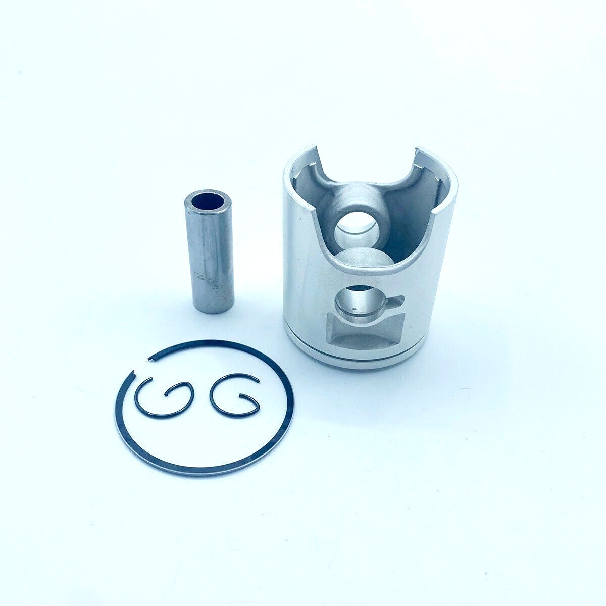 Piston Wristpin Piston Ring Circlips Kit Set for Yamaha YZ85 2002-2017 Silver