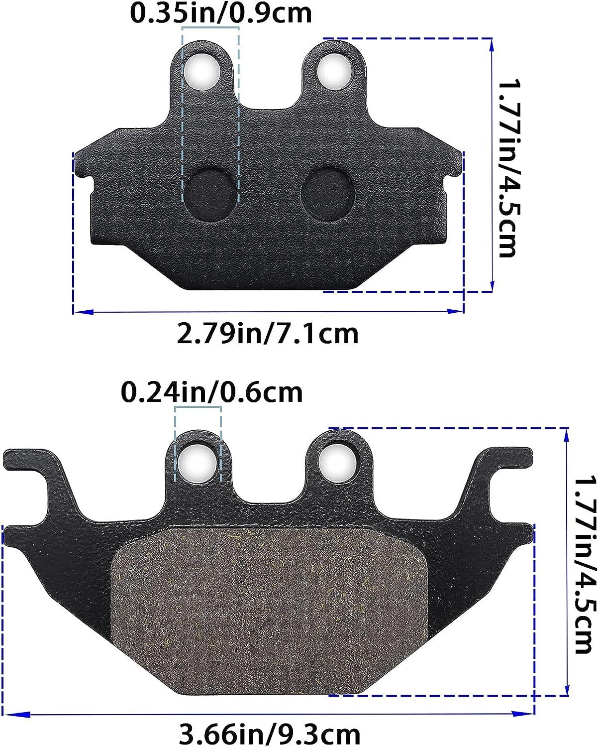 Brake Pads for Kawasaki KVF300 KYMCO MXU 250 300 500 UXV 500 700 SYM Quadlander