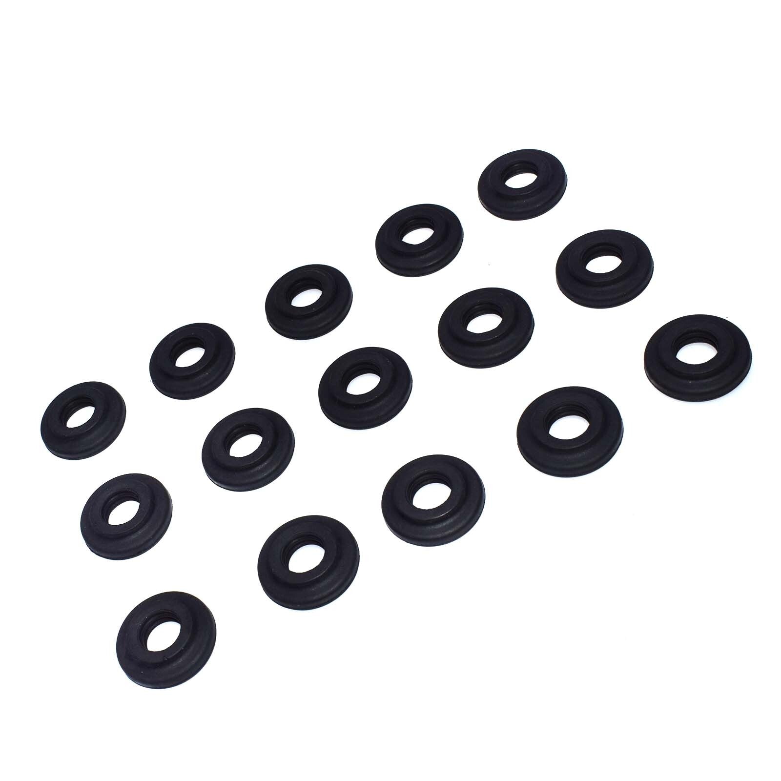 15PCS Black Valve Cover Bolt Seals 11121437395 for BMW E34 E36 E39 E46 E53 E60