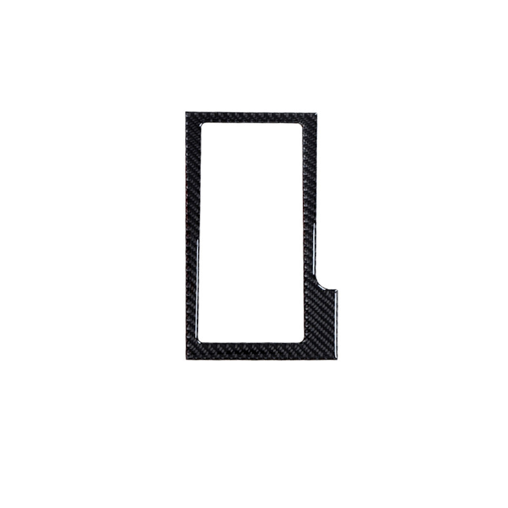 Carbon Fiber Interior Central Water Cup Frame Cover Trim for Acura TL 2004-2008