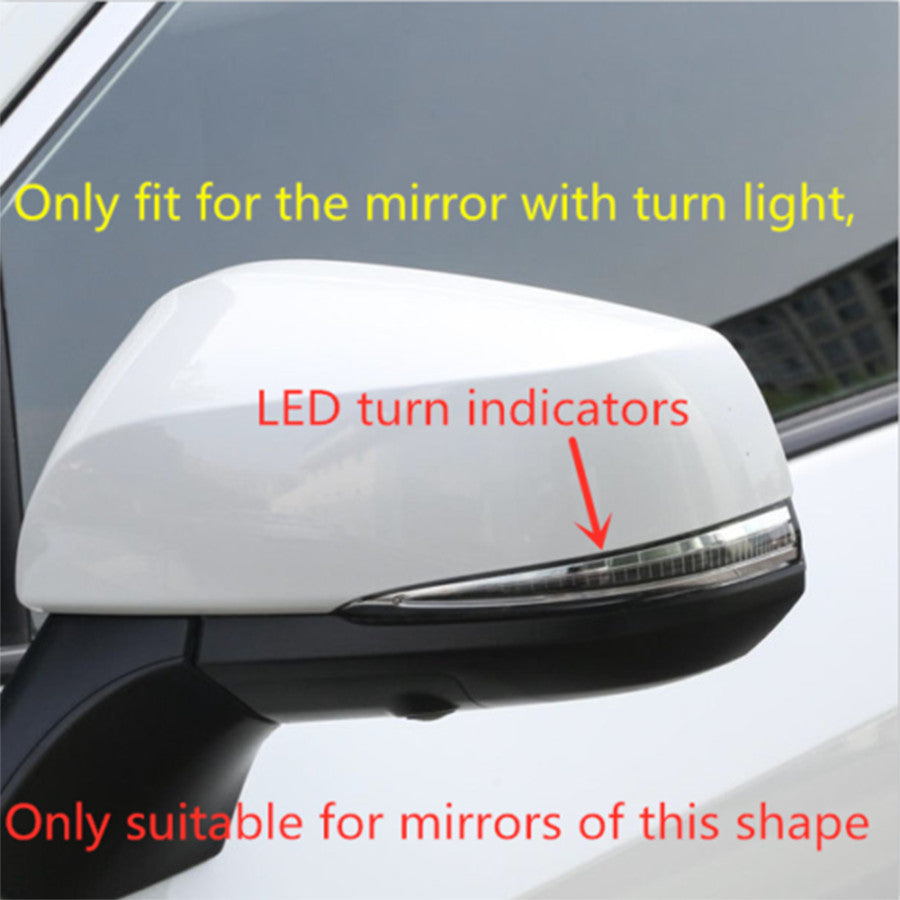 Glossy Black 2X Side Rearview Mirror Cover Cap Trim for Toyota for Sienna 2021-2023