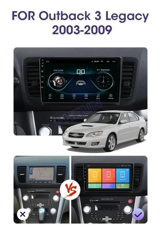9 for Subaru Legacy Outback 03-09 Android 10.1 Stereo Radio GPS Head Unit 4+32G