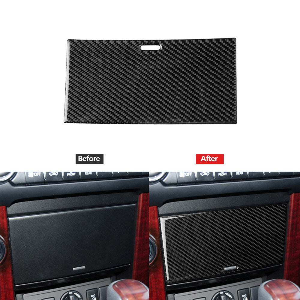 Carbon Fiber Cigar Lighter Panel Trim for Toyota for Land Cruiser Prado 2010-2018