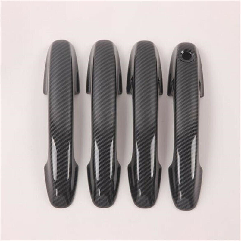 Fit  for ford  Escape 2020 2021 Carbon Fiber 4PCS Exterior Door Handle Cover Trim