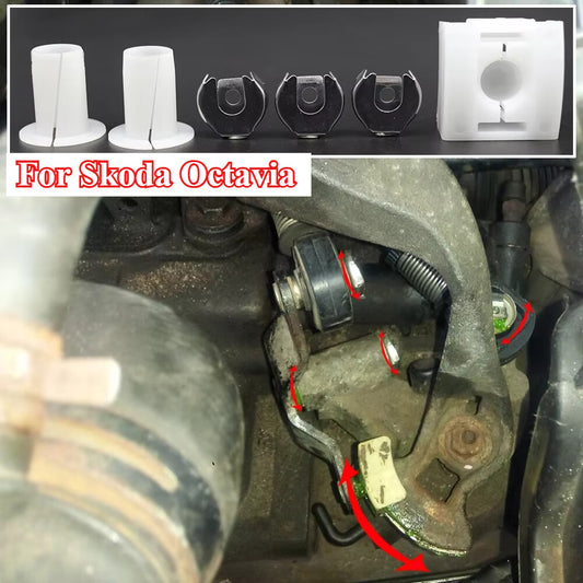 for Skoda Octavia Gear Selector Wiring Lock Washer Shift Relay Lever Slide Bush