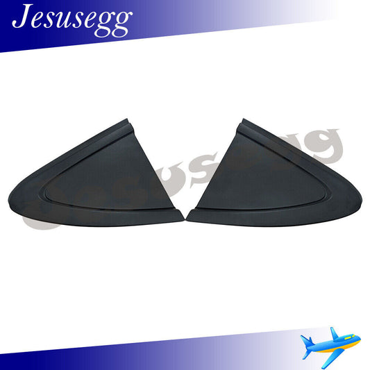 Pair Black Left+Right Rear Window Bezel Molding Fit for Chevrolet for Cruze 2016-19