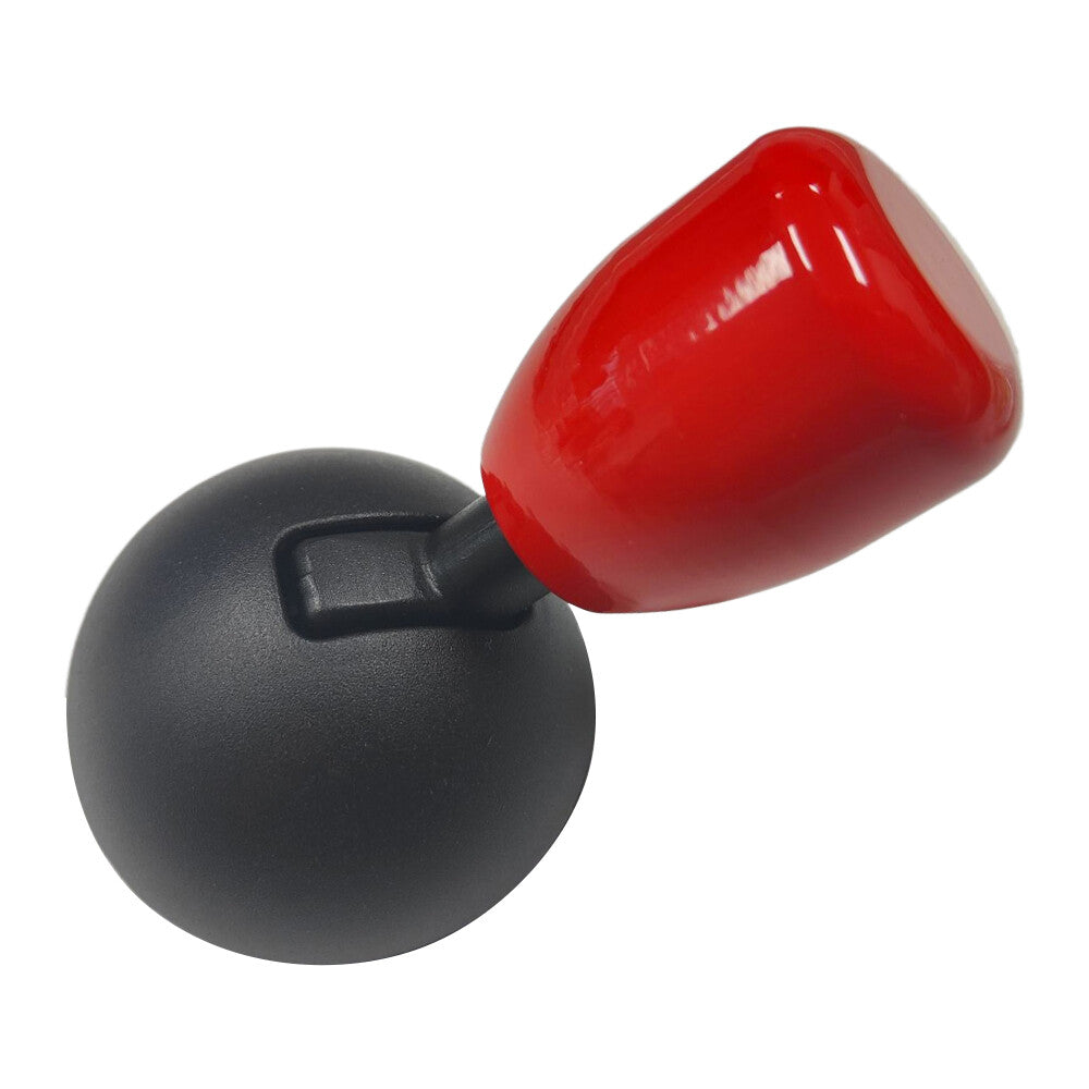 Car Push to Start Button Rocker Full Metal Ball-bar Starter Cover Metal Red