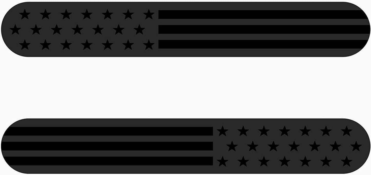 Car side fender badge sticker decal American flag magnet black for Chevrolet