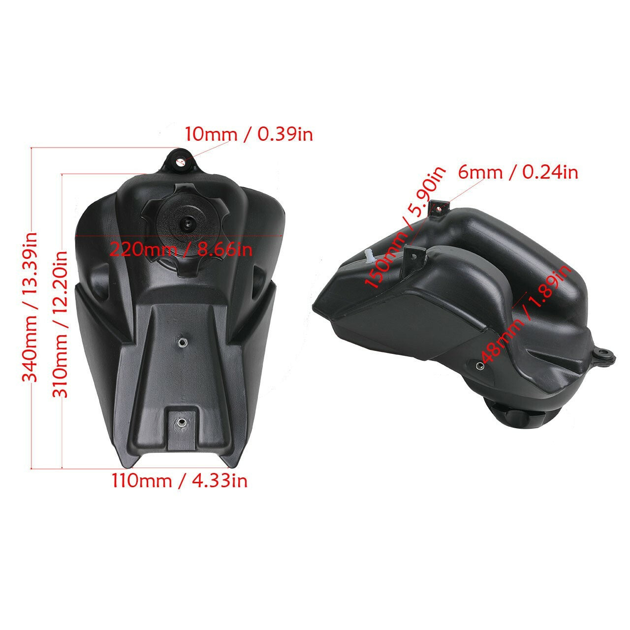 for Kawasaki KLX110, KX65, RM65, DRZ110 110cc, 125cc, 140cc Dirt Pit bicycle fuel tanks