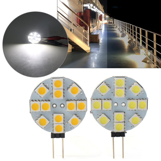RV Landscape G4 Socket Light Bulb Lamp 5050 SMD Bulb Lamp Round Bulb