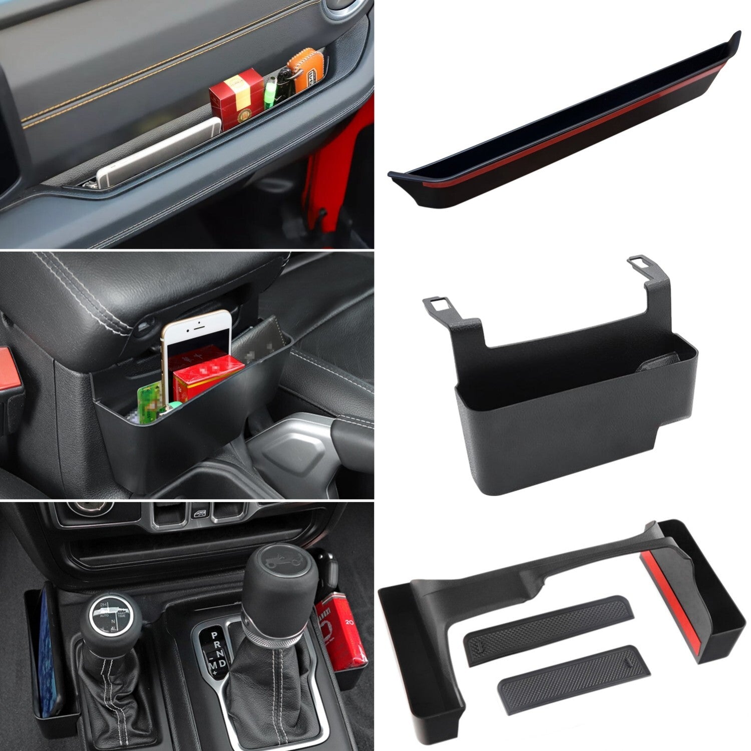 for Co -Pilot Gear Shift Console Storage for Jeep for Wrangler JL JT 2024+ Accessories