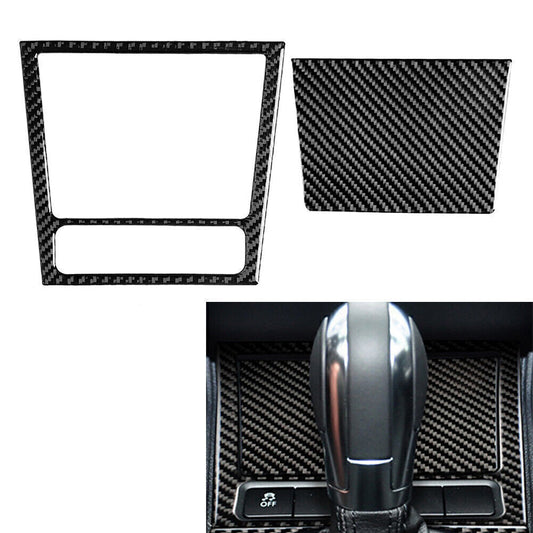 Carbon Fiber Interior Ashtray Panel Trim Cover for VW for Golf 6 R MK6 Scirocco