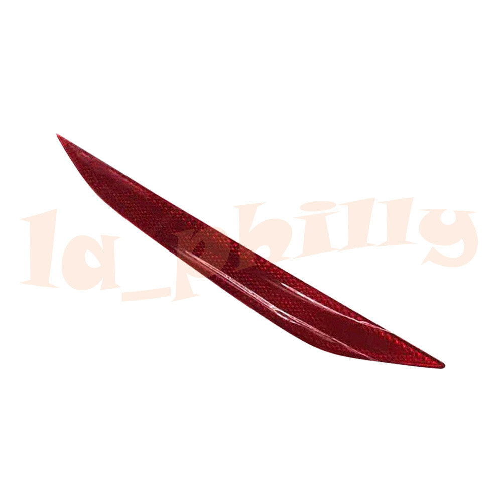 Fits 2017-2022 for Alfa Romeo Stelvio Red Rear Left Bumper Reflector Rear Brake Lamp