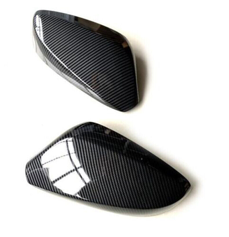 for Hyundai Sonata 2015-2019 Carbon Fiber Door Rearview Mirror Cover Cap Replace