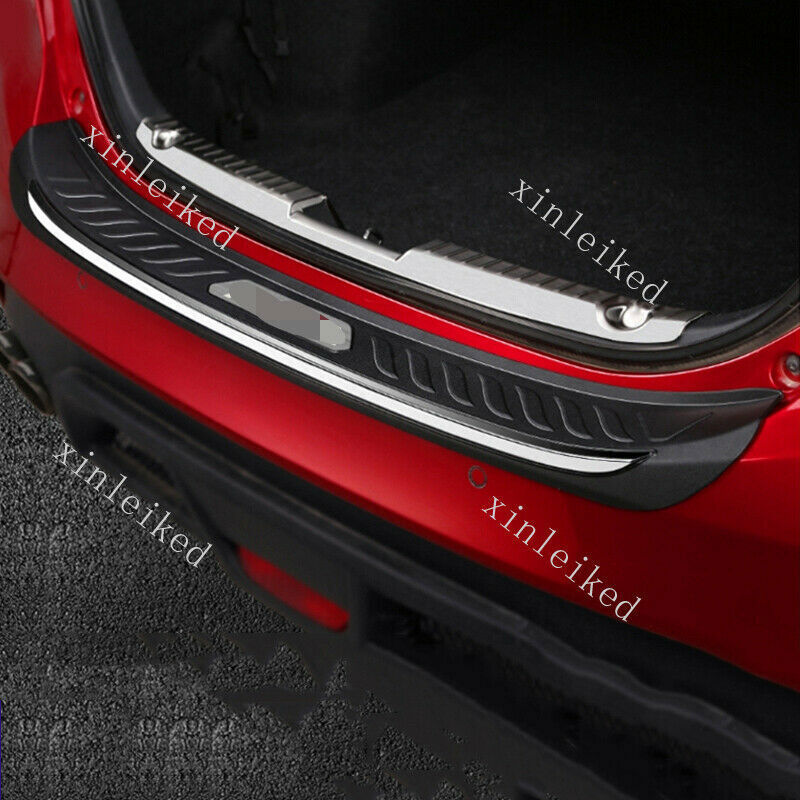 for Mazda 3 Axela sedan 2014-18 Car Rear Bumper Protector Plate Cover Trim Guard